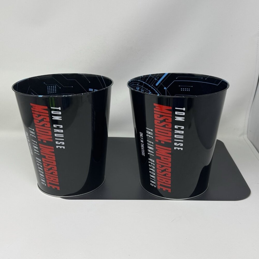 MISSION IMPOSSIBLE THE FINAL RECKONING - 2x 130 oz. Popcorn Tin/Bucket 2025